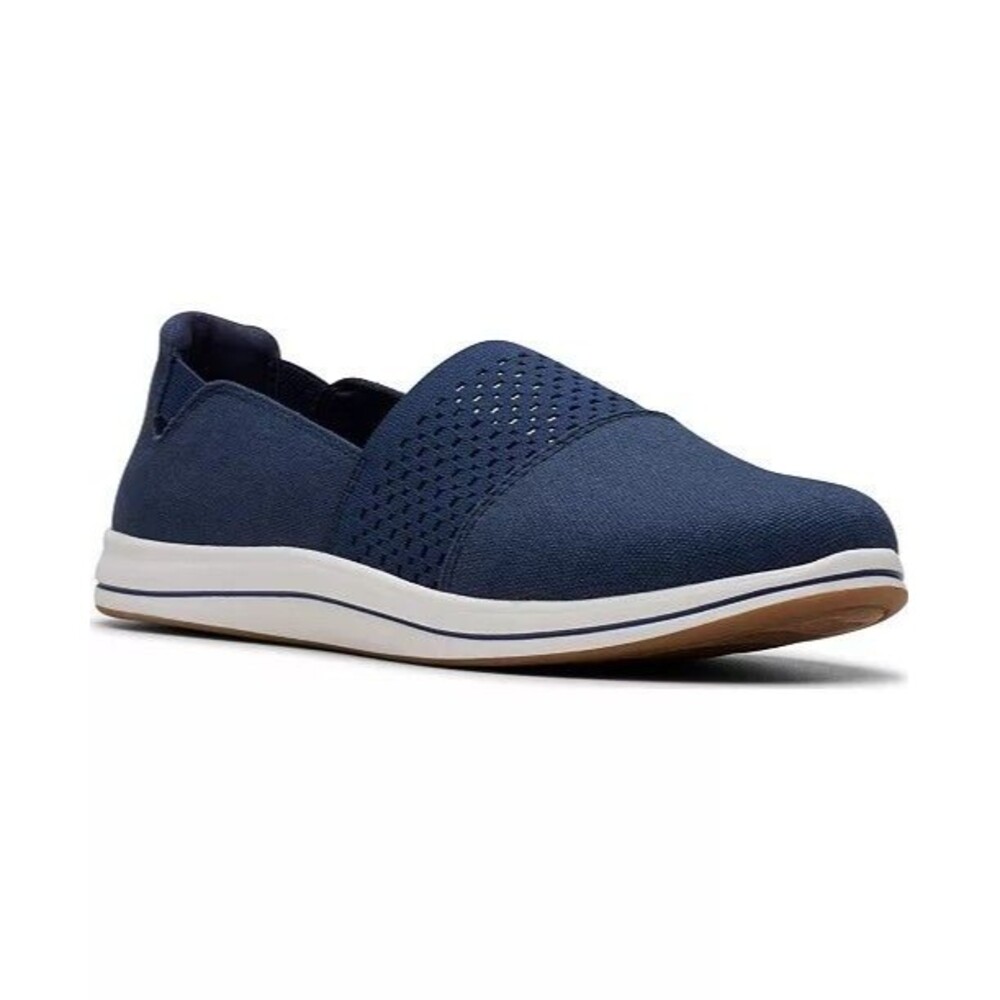 Clarks Breeze Vibe Loafer Women's Size 8M Navy Slip-On Comfort Dress Shoe New
